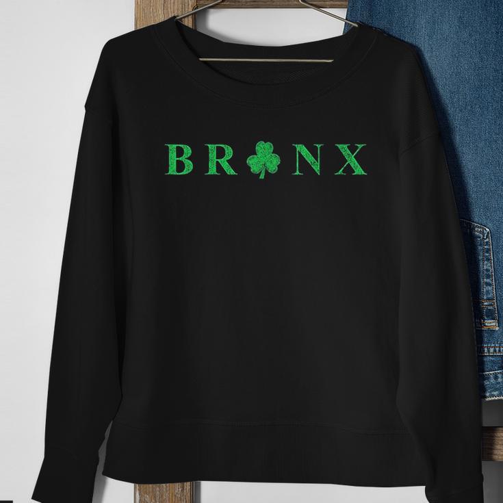 Bronx New York St Patricks Day Irish Shamrock Sweatshirt Gifts for Old Women