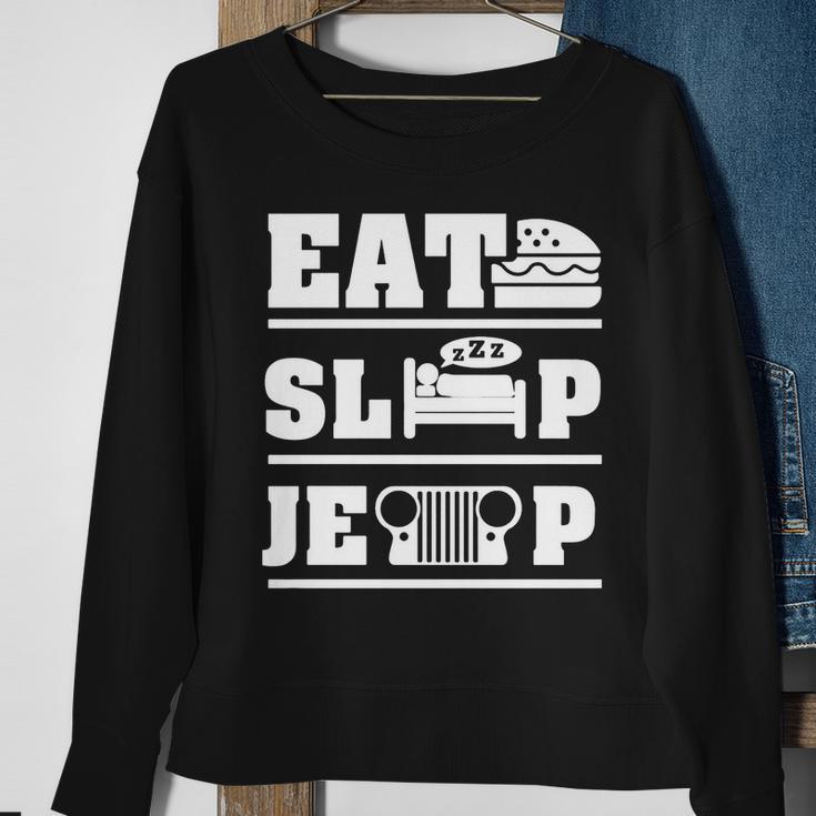 Eat Sleep Jeep Shirt Men’S Hoodie Sweatshirt Gifts for Old Women