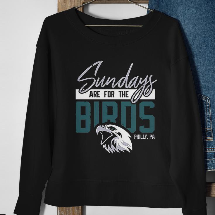 Game On Apparel Sundays Are For The Birds Philly Sweatshirt Gifts for Old Women