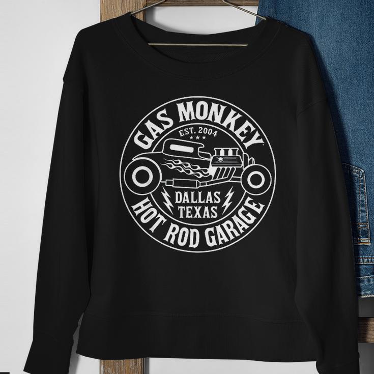 Gas Monkey Hot Rod Garage Vintage Car Sweatshirt Gifts for Old Women