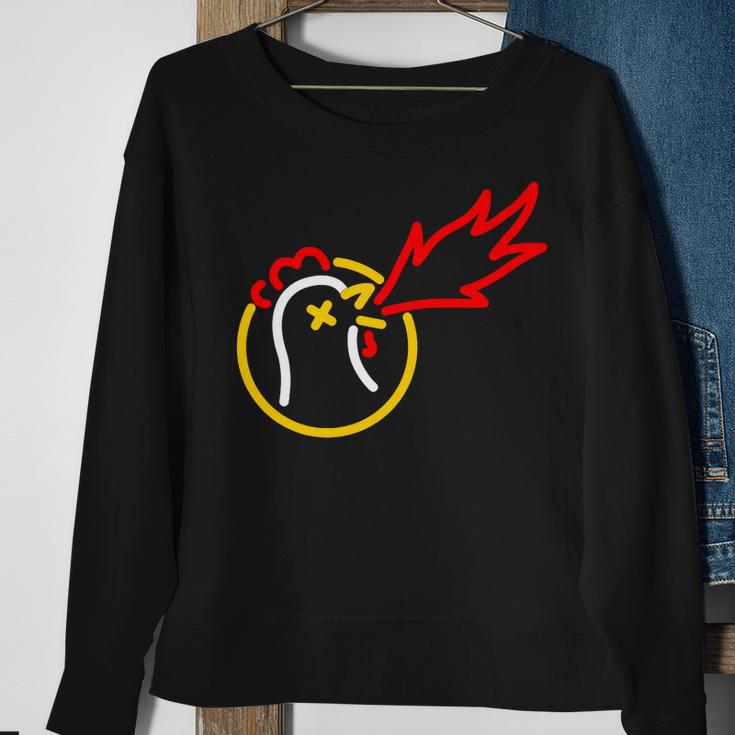 Hot Ones Vintage Line Art Sweatshirt Gifts for Old Women