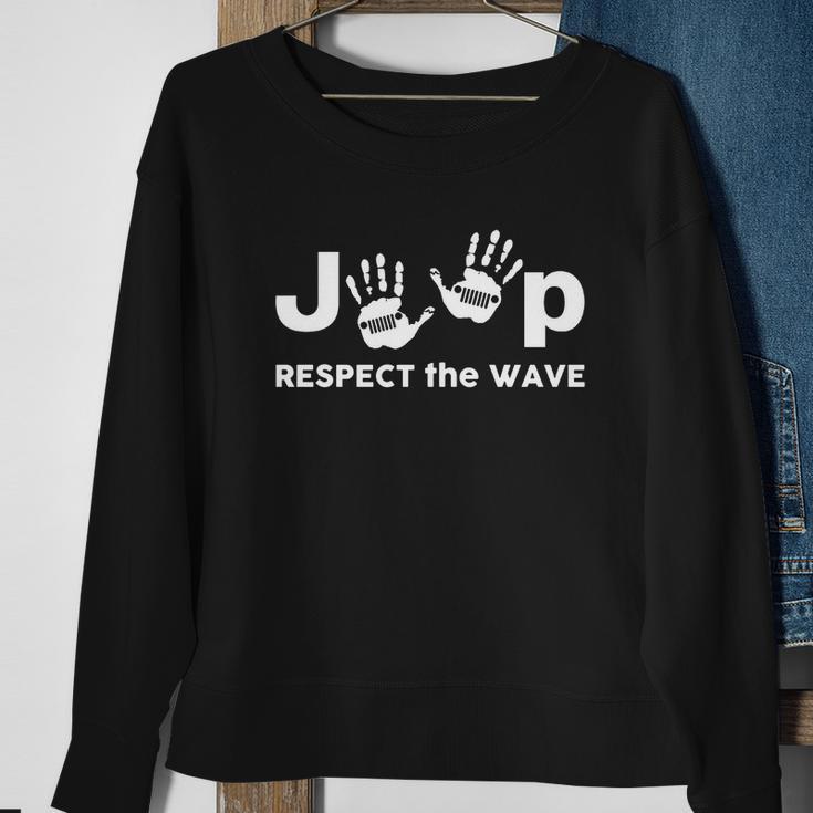 Jeep Respect The Wave Sweatshirt Gifts for Old Women