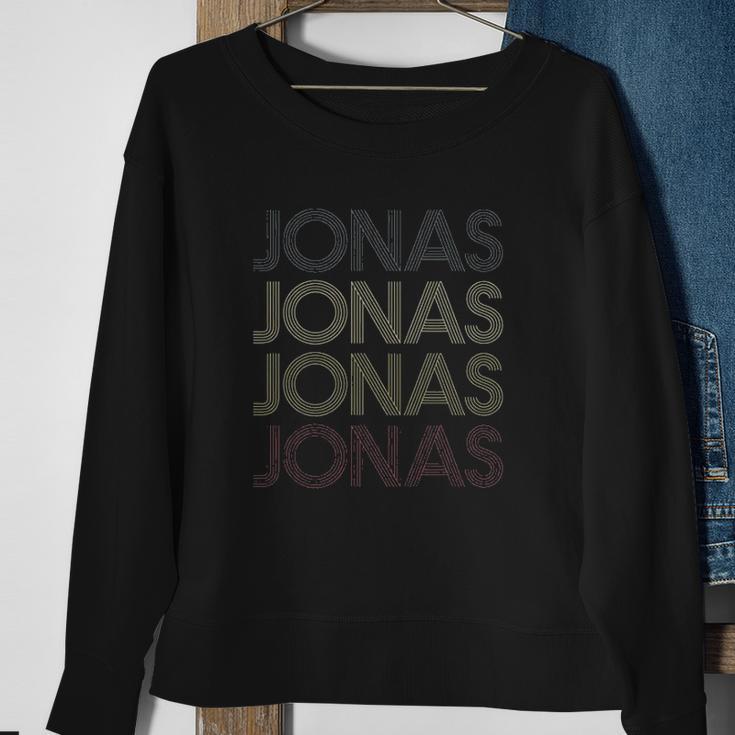 Jonas First Given Name Pride Vintage Distressed Sweatshirt Gifts for Old Women