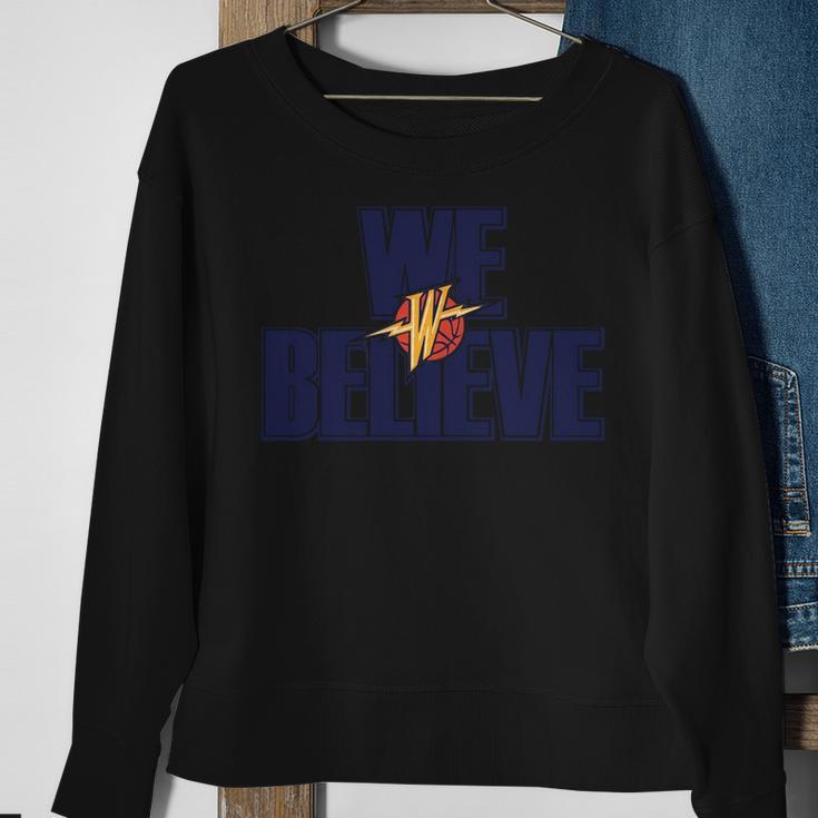 Official Warriors We Believe Sweatshirt Gifts for Old Women