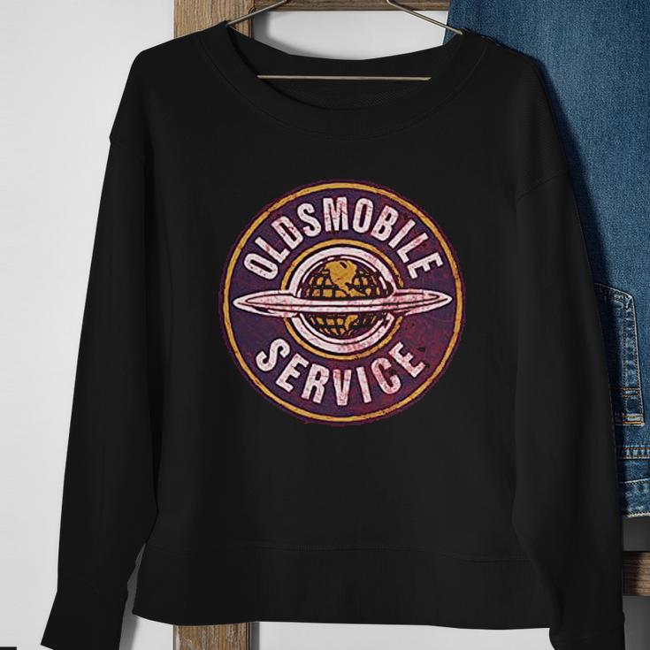 Oldsmobile Vintage Service Sweatshirt Gifts for Old Women