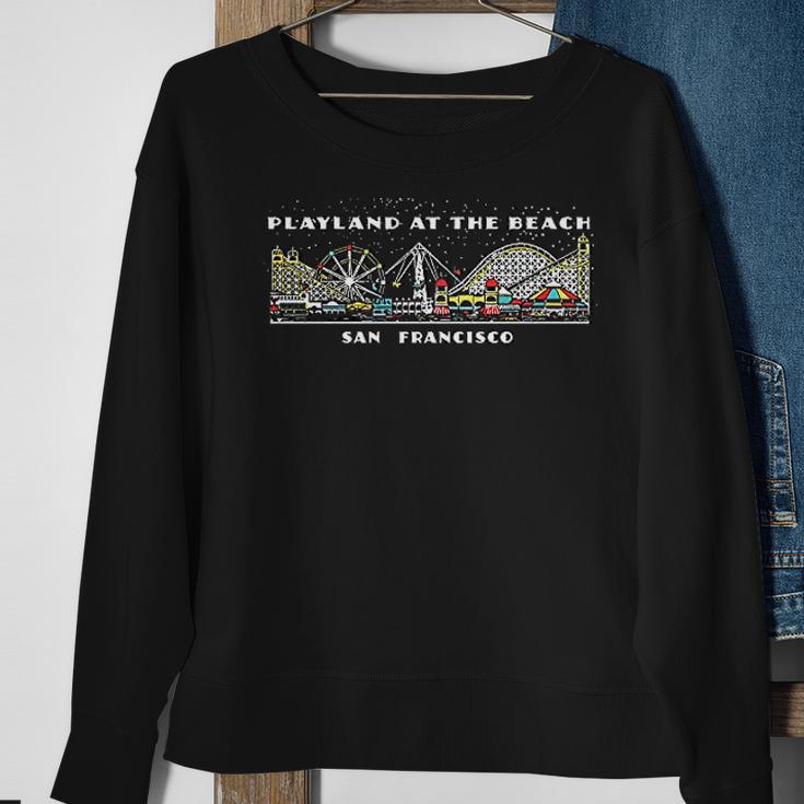 Playland At The Beach San Francisco Matchbook Reproduction Sweatshirt Gifts for Old Women