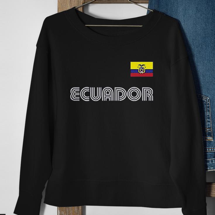 Spiritforged Apparel Ecuador Soccer Jersey Sweatshirt Gifts for Old Women