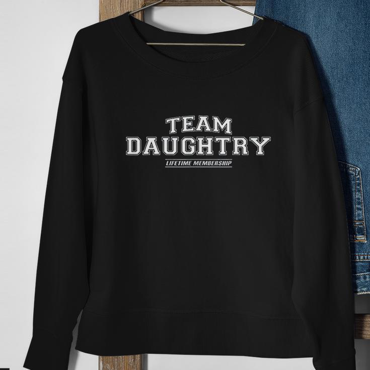 Team Daughtry Proud Family Surname Last Name Gift Sweatshirt Gifts for Old Women