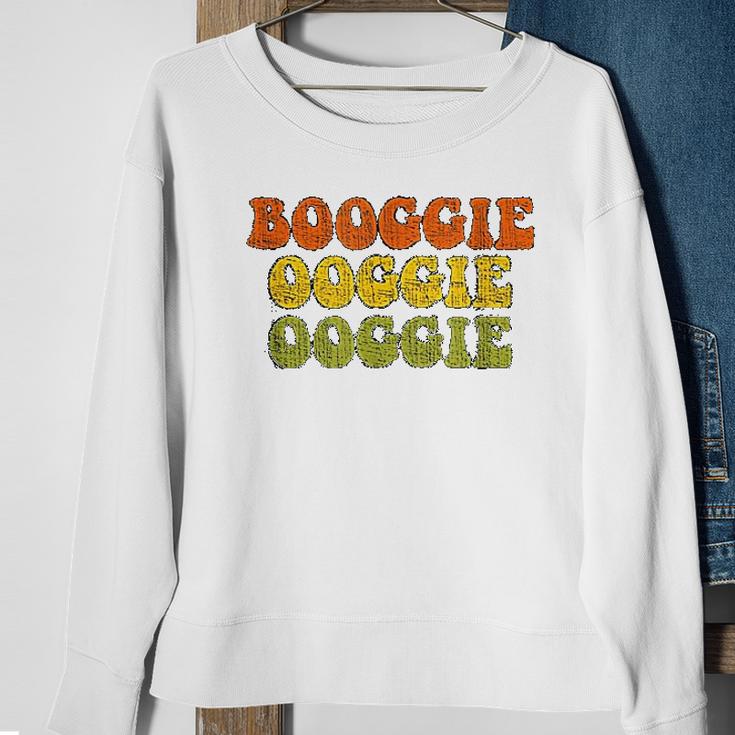 Boogie Oogie Oogie Vintage 1970 Distressed Sweatshirt Gifts for Old Women