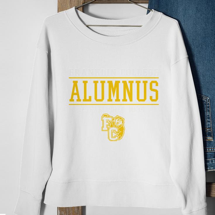 Franklin College Alumnus Establised 1834 Sweatshirt Gifts for Old Women