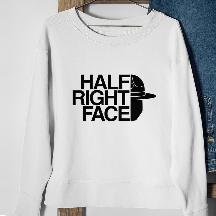 Half Right Face Sweatshirt Gifts for Old Women