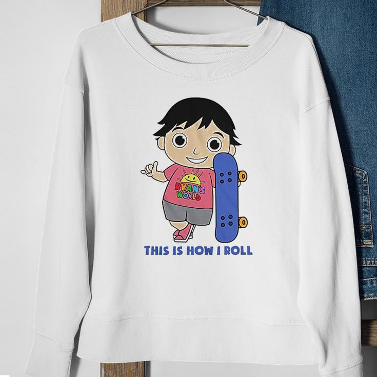 Ryans World Skater Ryan Little Boys Juvenile Kids Sweatshirt Gifts for Old Women