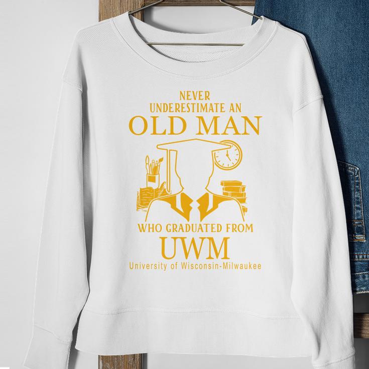 University Of Wisconsin-Milwaukee Sweatshirt Gifts for Old Women