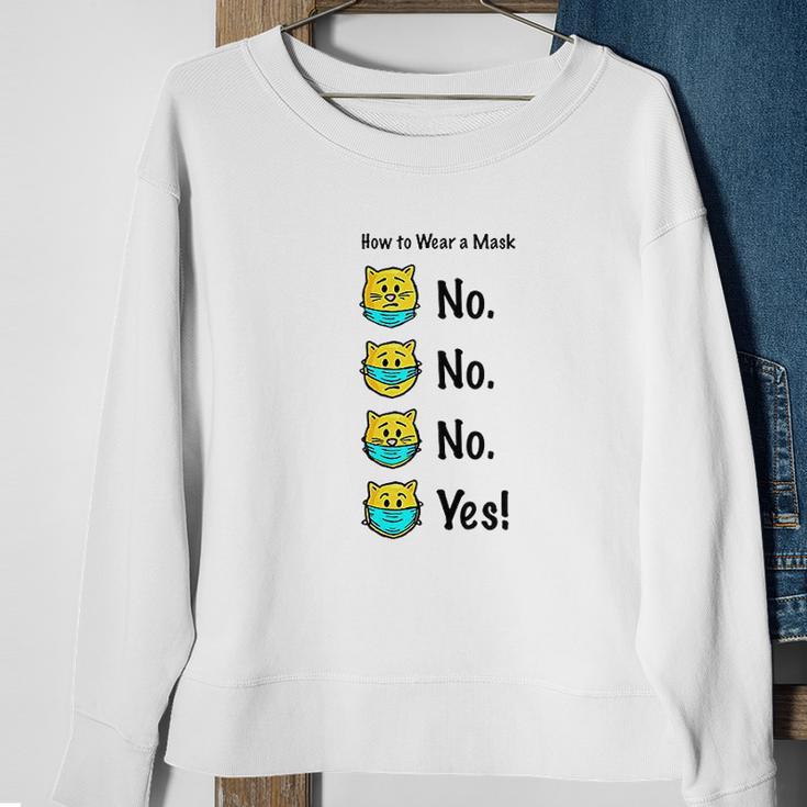 How To Wear A Cat Face Emoji Sweatshirt Gifts for Old Women