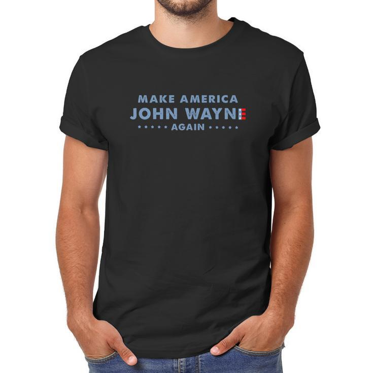 Make America John Wayne Again American Flag Men T-Shirt