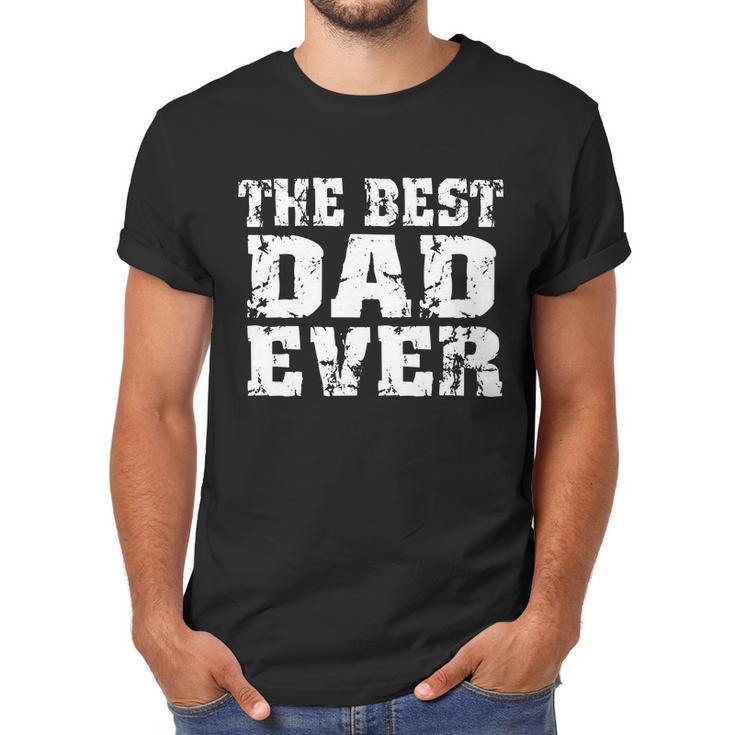 Best Dad Ever Block Logo Men T-Shirt