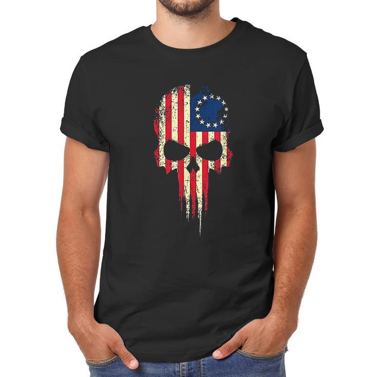 Betsy Ross Flag American Usa Patriotic Proud Democrat Gift Men T-Shirt