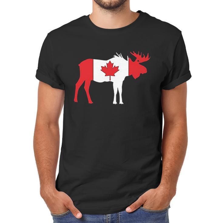 Canadian Flag Moose Maple Leaf Canada Men T-Shirt