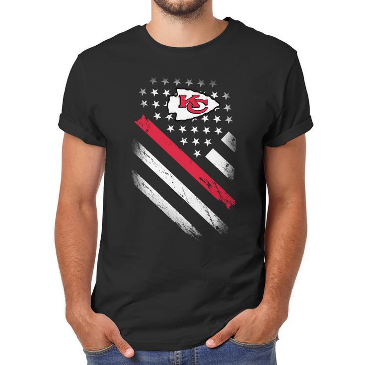 Chiefs  American Flag Men T-Shirt