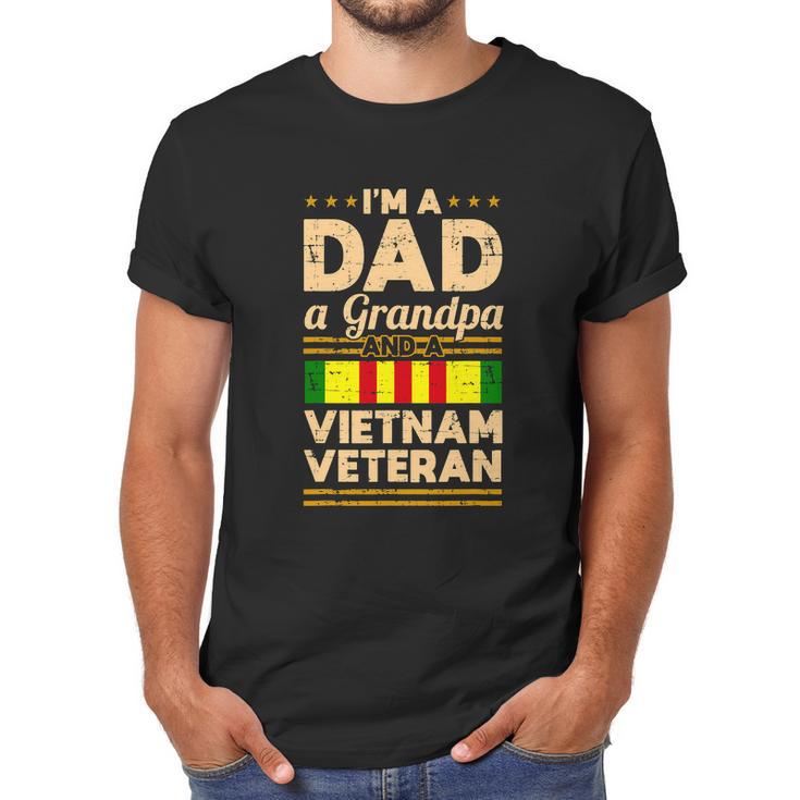 Dad Grandpa Vietnam Veteran Vintage Graphic Design Printed Casual Daily Basic Men T-Shirt