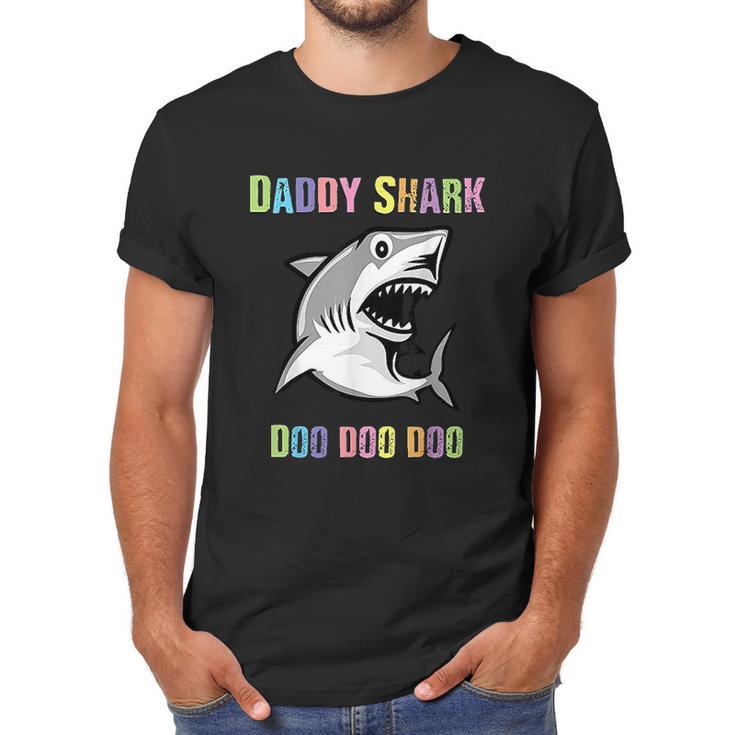 Daddy Shark Doo Doo For Father Day Him Dad Grandpa Men T-Shirt