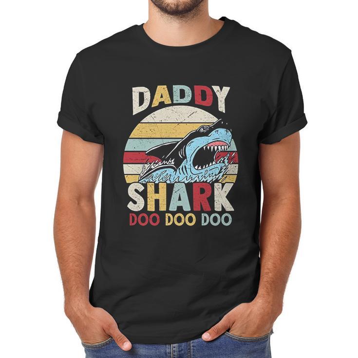 Daddy Shark Family Time Dad Birthday Gifts Men T-Shirt