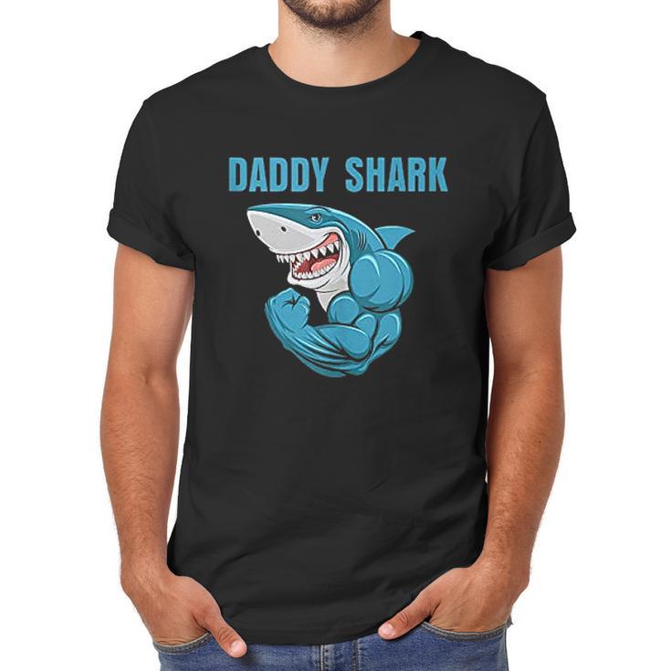 Daddy Shark Funny Gym Men T-Shirt