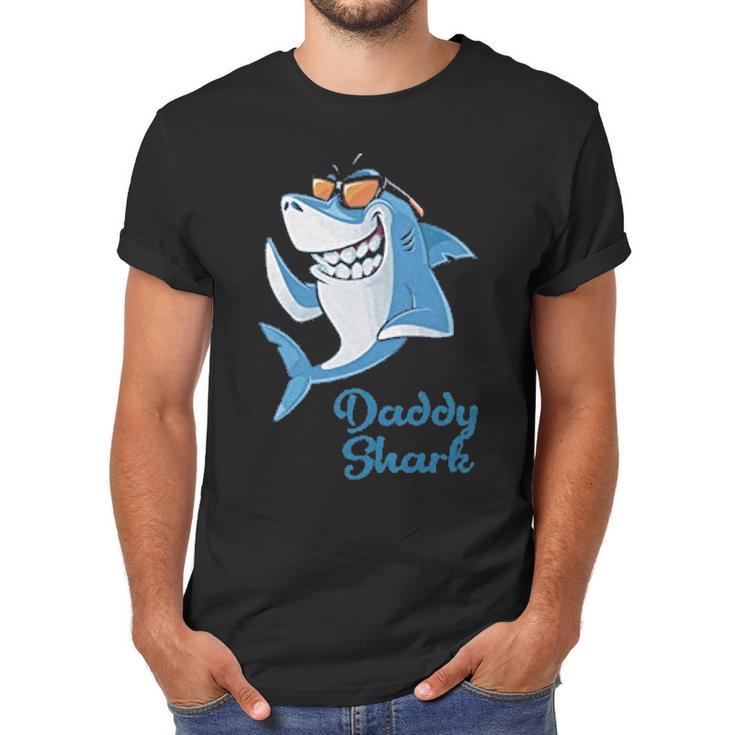 Daddy Shark Gift Fathers Day Men T-Shirt