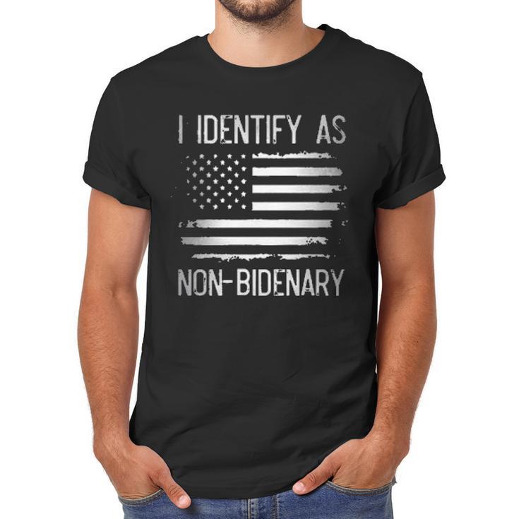 I Identify As Non Bidenary American Flag Enjoyable Gift 2022 Men T-Shirt