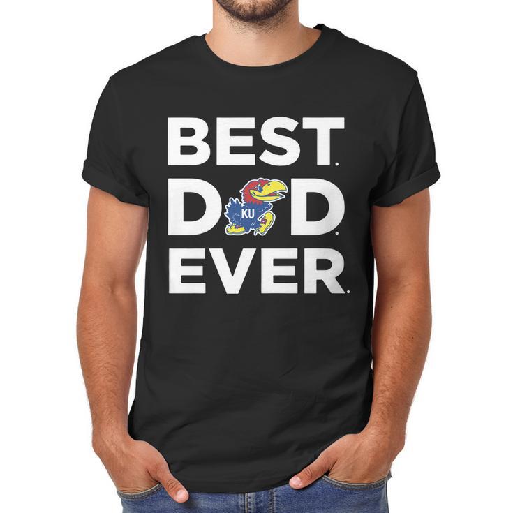 Kansas Jayhawks_Best Dad Ever Men T-Shirt