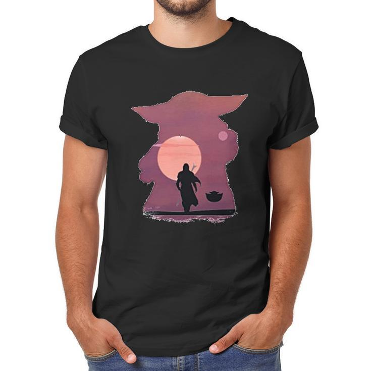 Mandalorian Dadalorian Sunset Design Men T-Shirt