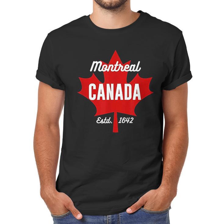 Maple Leaf Canada Flag Eh Montreal Canada Men T-Shirt