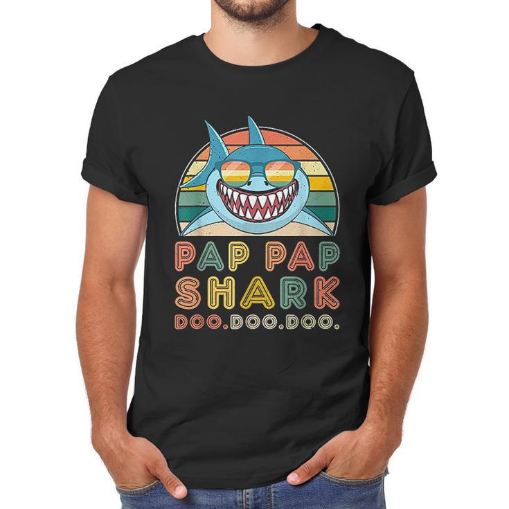 Pap Pap Shark Father Day Gifts For Men Grandpa Shark Men T-Shirt