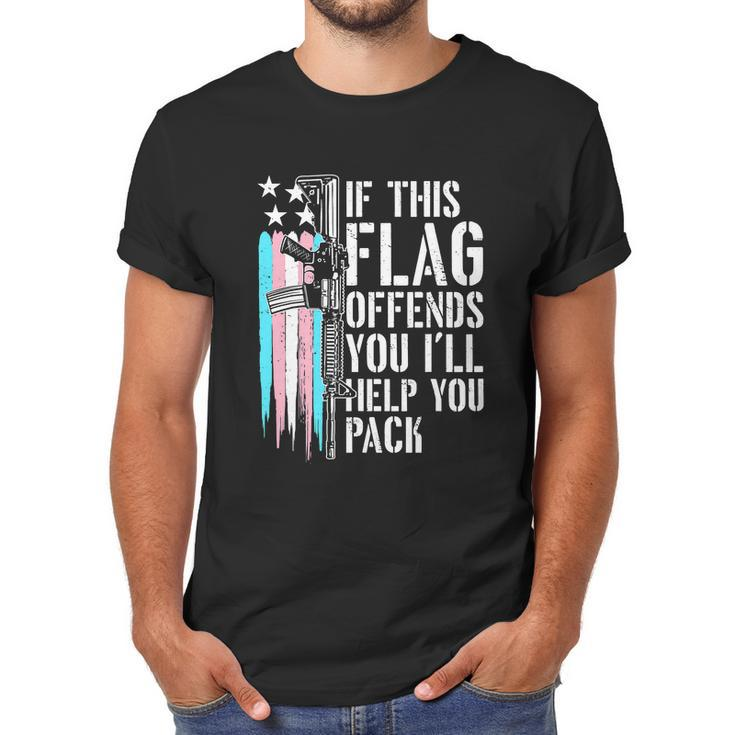 Transgender If This Flag Offends You Ar15 Gun Rights Trans Men T-Shirt