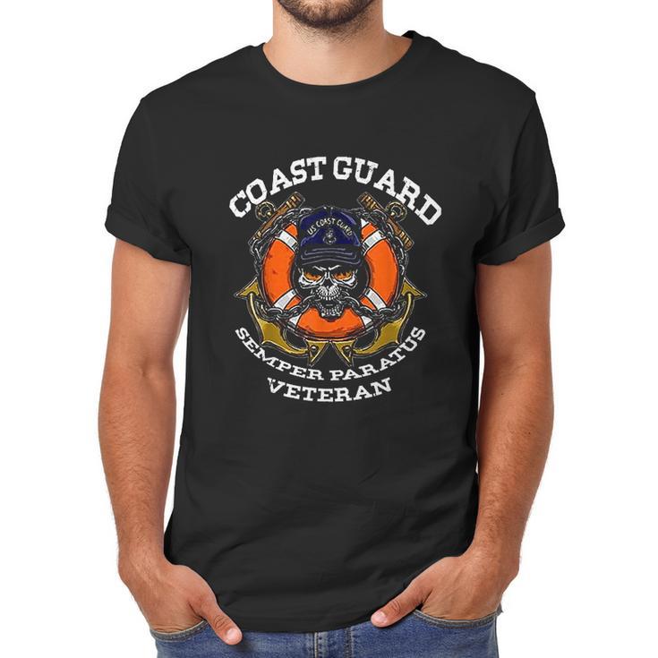 Us Coast Guard Veteran Uscg Semper Paratus Gift Men T-Shirt