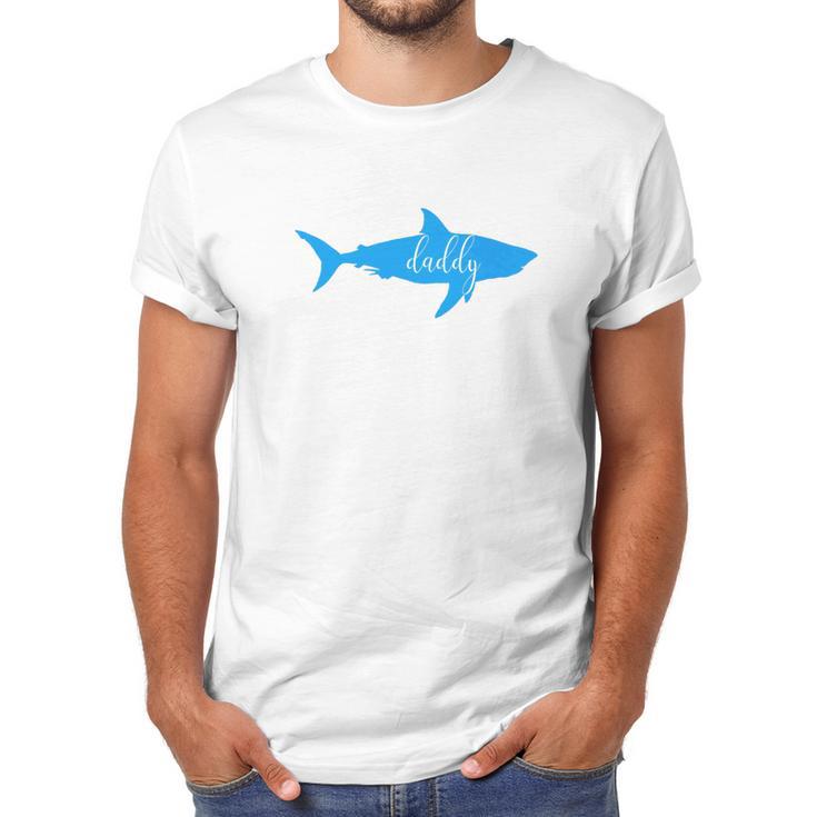 Mens Daddy Shark Short Sleeve Top Men T-Shirt