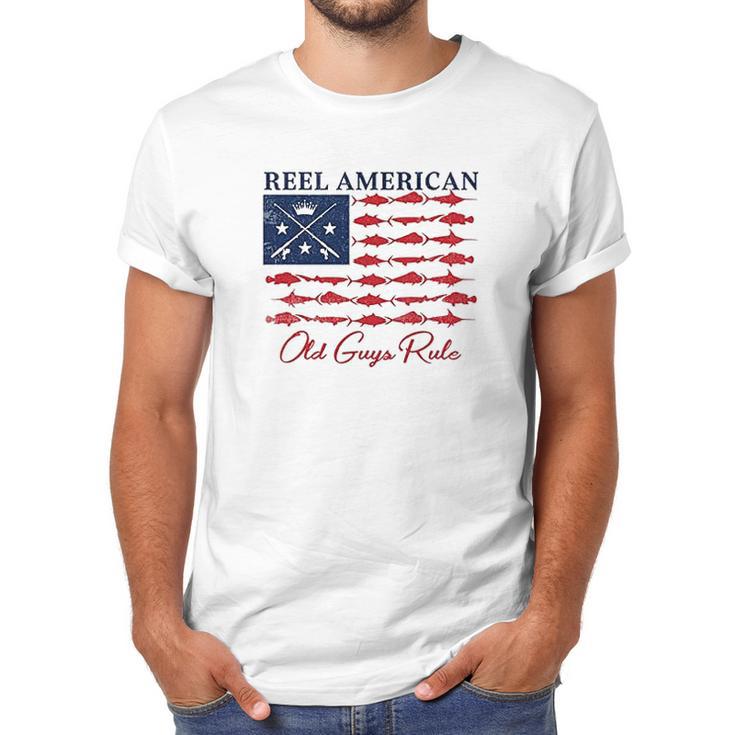 Old Guys Rule  For Men  Reel American Men T-Shirt