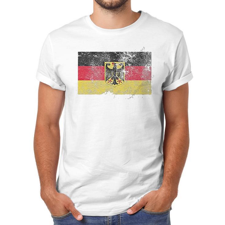 Trunk Candy Distressed Germany Flag Modern Fit Men T-Shirt