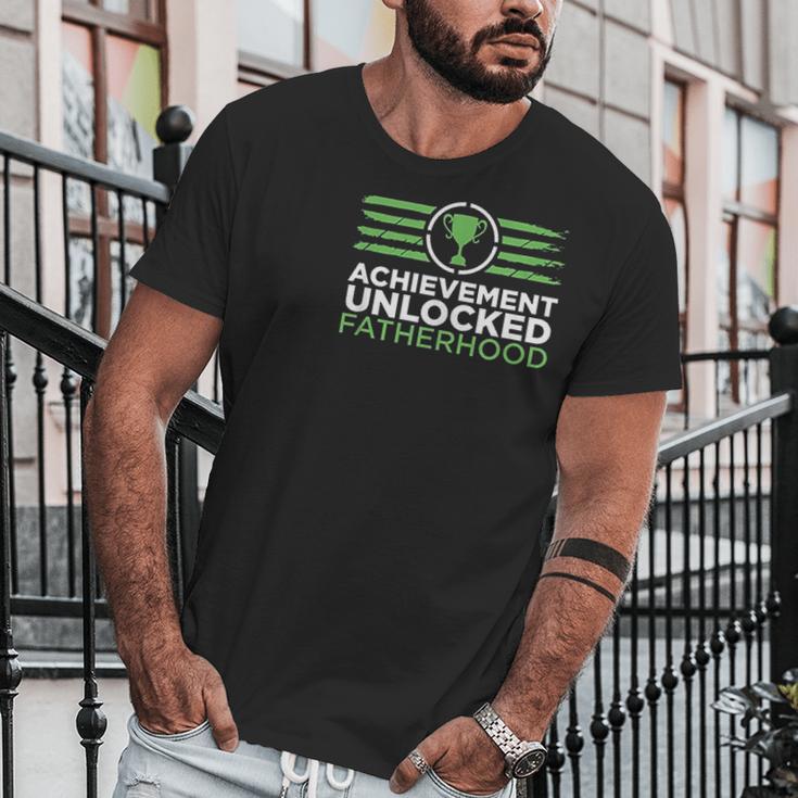 Achievement Unlocked Fatherhood Future Gamer Daddy Men T-Shirt