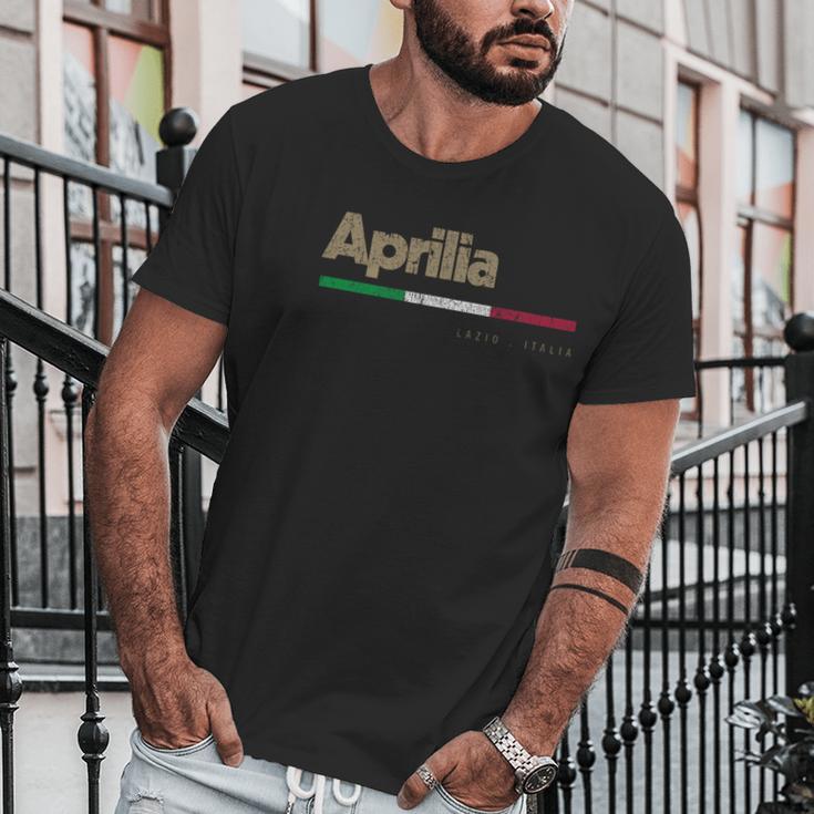 Aprilia Italian City Retro Flag Italy Gift Graphic Design Printed Casual Daily Basic Men T-Shirt