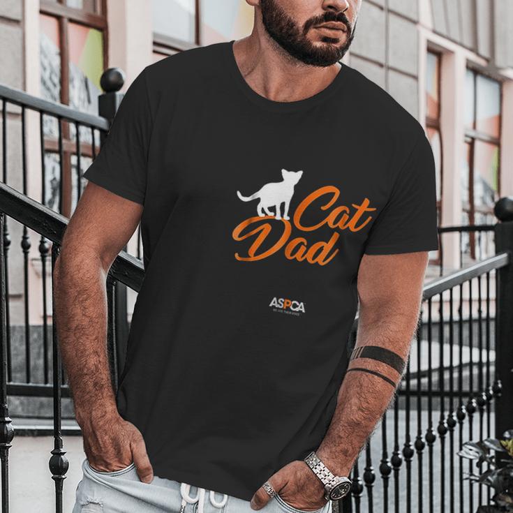 Aspca Cat Dad Dark Men T-Shirt