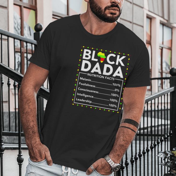 Black Dada Nutritional Facts King Dad Juneteenth 1865 Men T-Shirt