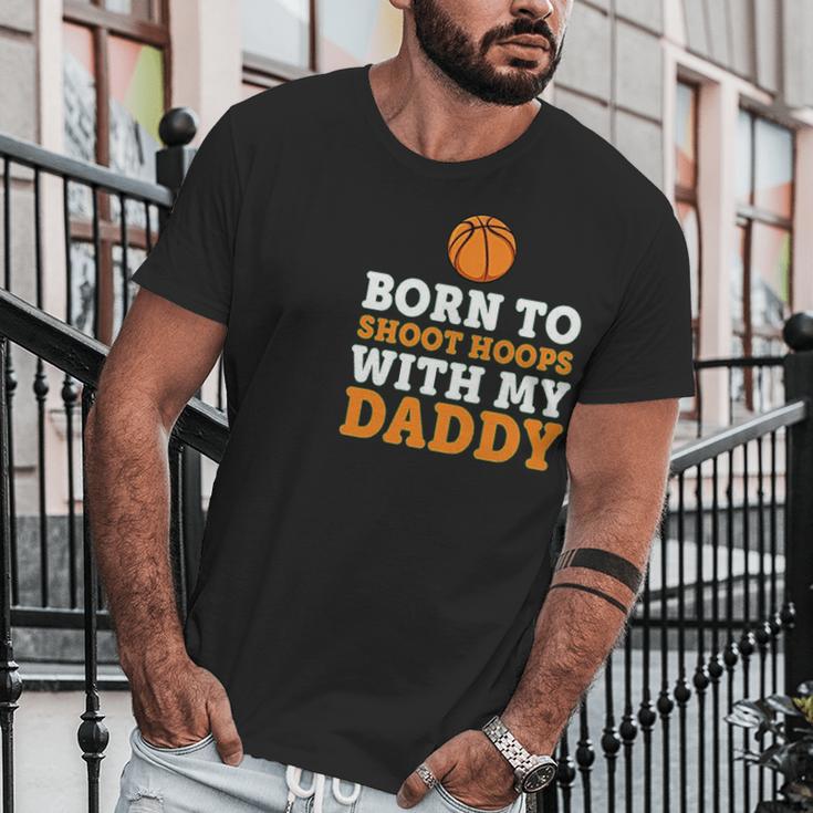 Born To Shoot Hoops With My Daddy Baby Men T-Shirt