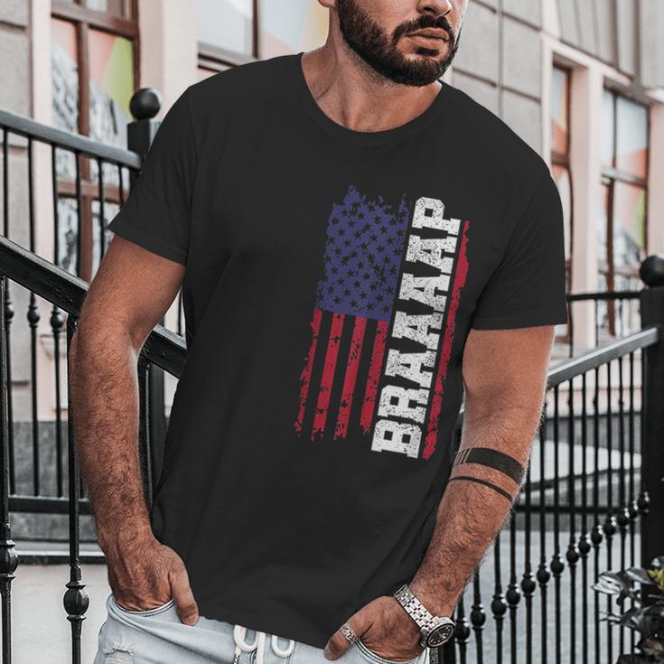 Braap American Flag Men T-Shirt