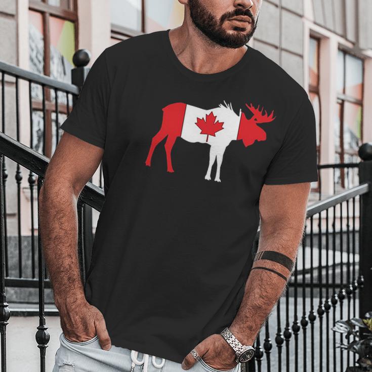 Canadian Flag Moose Maple Leaf Canada Men T-Shirt