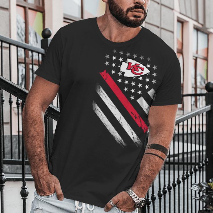 Chiefs American Flag Men T-Shirt