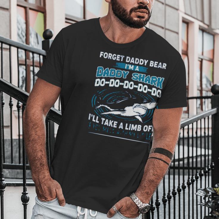 Forget Daddy Bear I Am A Daddy Shark Men T-Shirt