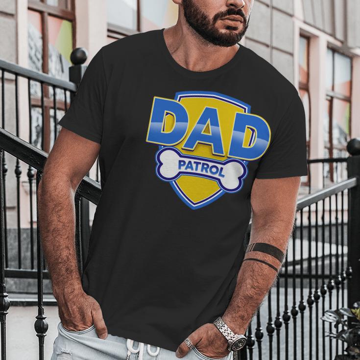 Funny Dad Patrol Dog Dad Men T-Shirt