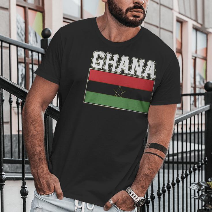 Ghanaian Flag Love Home Men T-Shirt