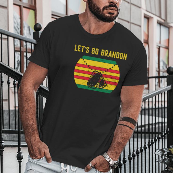 Lets Go Brandon Funny Conservative Anti Biden Vietnam Veteran Graphic Design Printed Casual Daily Basic Men T-Shirt